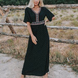 NEW One Loved Babe Black Maxi